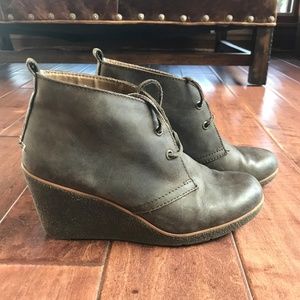 Sperry Wedges Brown Leather 8.5M